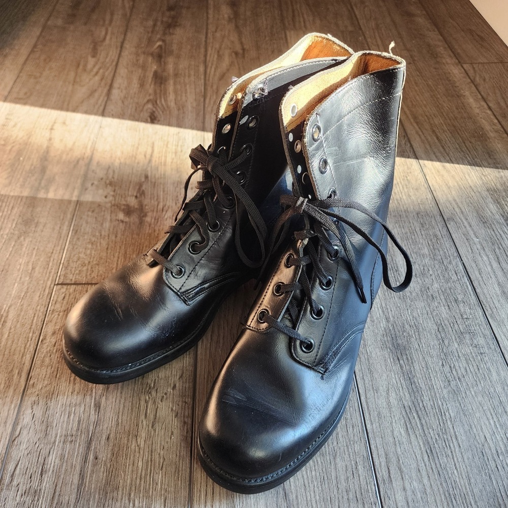 Vintage 1965 Military Paratrooper Boots Size 7.0W - Slipknot BF Goodrich USA